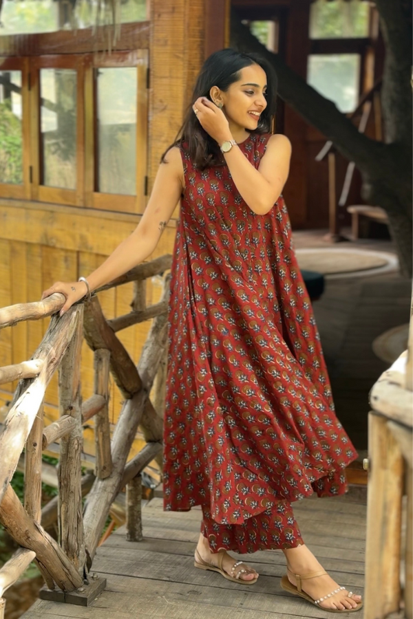 Chitra Hand Blockprinted Co-ord Set