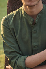ASPEN : Handwoven Cotton Full Sleeve Shirt