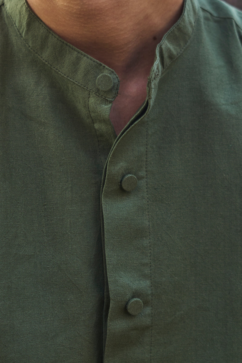 ASPEN : Handwoven Cotton Full Sleeve Shirt