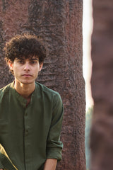 ASPEN : Handwoven Cotton Full Sleeve Shirt