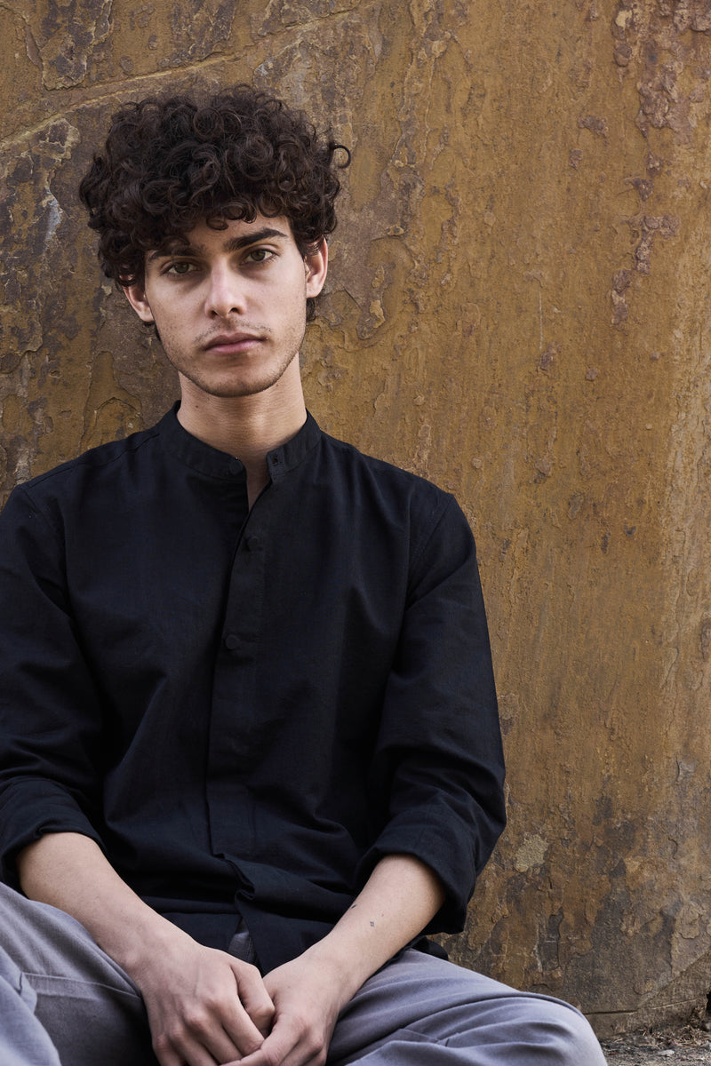 ATLAS : Handwoven Cotton Full Sleeve shirt