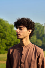 LUNA : Handwoven Cotton Full Sleeve Shirt