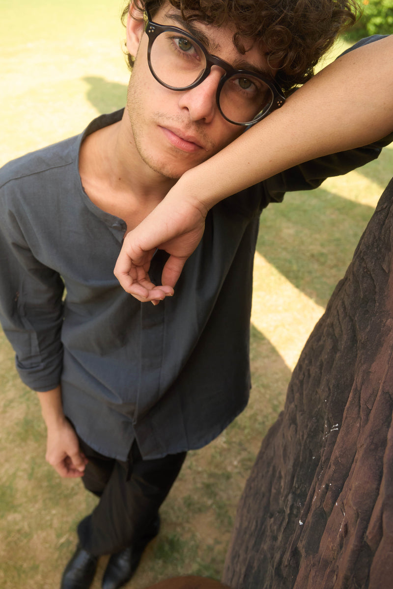 HAIL : Handwoven Cotton Full Sleeve Shirt