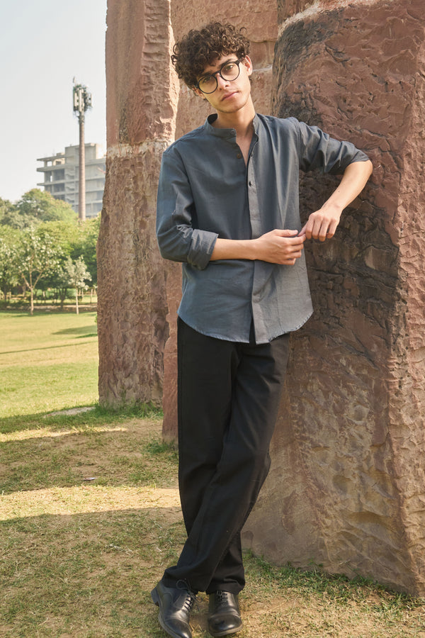 HAIL : Handwoven Cotton Full Sleeve Shirt