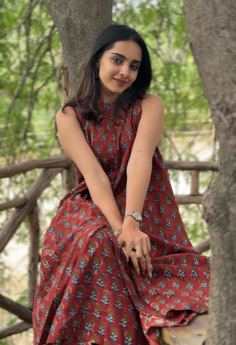 Chitra Hand Blockprinted Co-ord Set