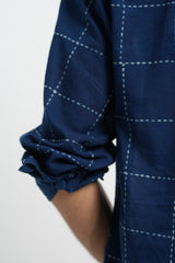 Jaal - Indigo Dabu Blockprint Kurta [PRE-ORDER ONLY]