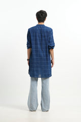 Jaal - Indigo Dabu Blockprint Kurta [PRE-ORDER ONLY]