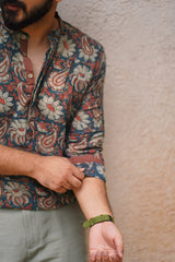 Kamal : Blockprint Short Kurta