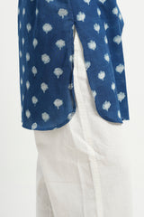 Kali - Indigo Dabu Blockprint Kurta [PRE-ORDER ONLY]