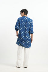 Kali - Indigo Dabu Blockprint Kurta [PRE-ORDER ONLY]