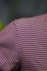 Noir : Handwoven Cotton Stripes Full-Sleeve Shirt