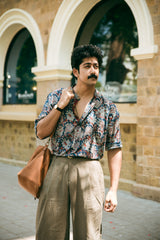 KAMAL : Blockprint Short Kurta [PRE-ORDER ONLY]