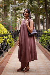 EVA : Muted Mauve Handwoven Cotton co-ord Set