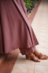 EVA : Muted Mauve Handwoven Cotton co-ord Set