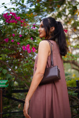 EVA : Muted Mauve Handwoven Cotton co-ord Set