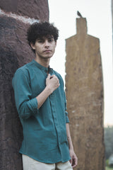 SIERRA : Handwoven Cotton Full Sleeve Shirt