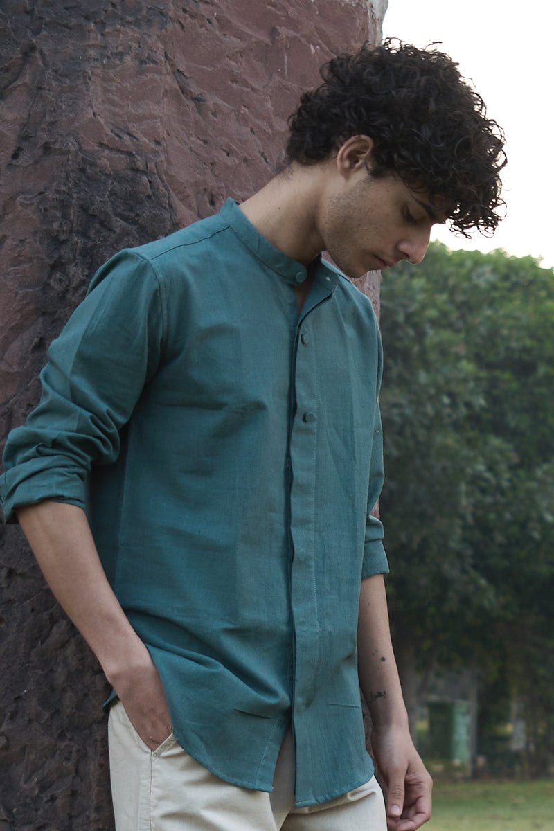 SIERRA : Handwoven Cotton Full Sleeve Shirt
