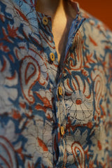 Tarang : Blockprint Knee-Length Kurta