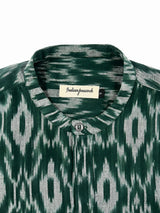 PINE : Ikat Green Short Kurta