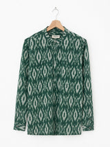 PINE : Ikat Green Short Kurta