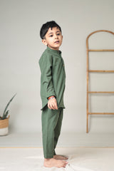 MINI SAGE : Handwoven Cotton Kurta set