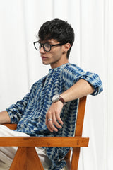 Sama - Indigo Dabu Blockprint Kurta [PRE-ORDER ONLY]