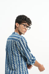 Sama - Indigo Dabu Blockprint Kurta [PRE-ORDER ONLY]