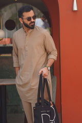 SAND : Sand Handwoven Cotton Kurta Set