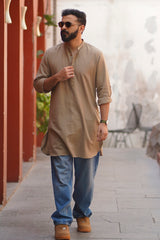 SAND : Sand Handwoven Cotton Kurta