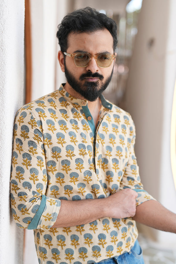 Shlok : Blockprinted Short Kurta